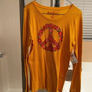 Lucky Brand “peace sign” tshirt